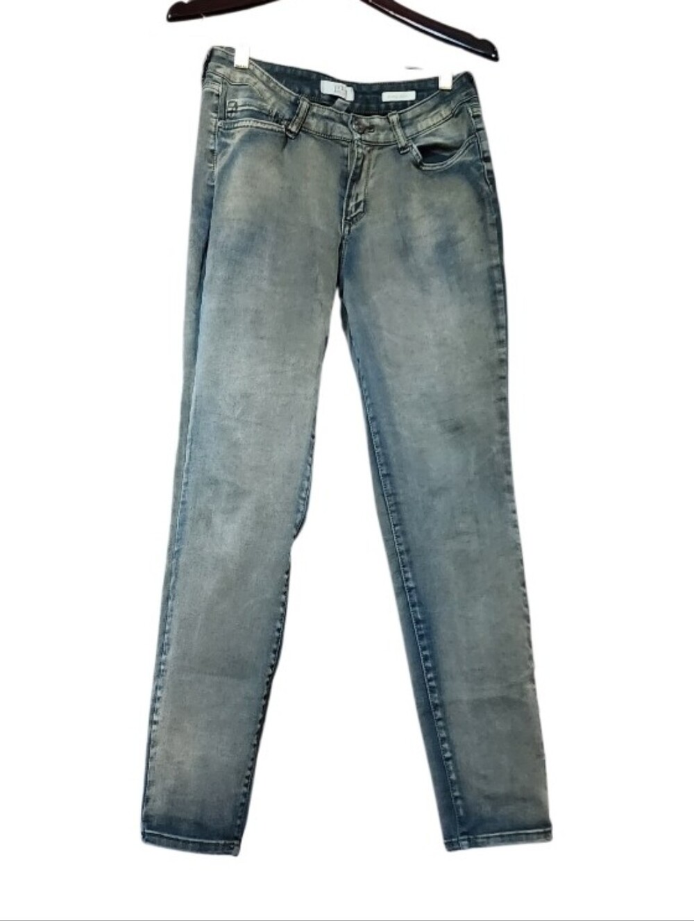Vintage America Grey Green Skinny Jeans